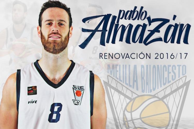 Pablo Almazán volverá a vestir la camiseta del Melilla Baloncesto esta temporada