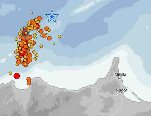 Hasta 65 réplicas del terremoto se han registrado en Alborán durante toda la noche
