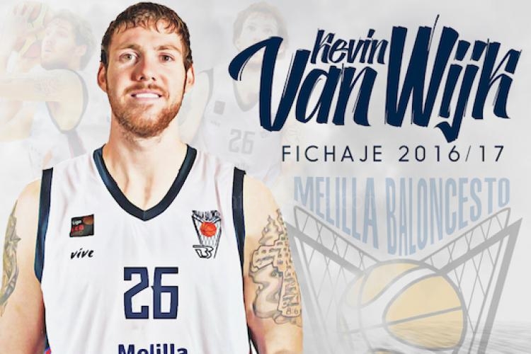 Kevin Van Wijk nuevo alapívot del Club Melilla Baloncesto
