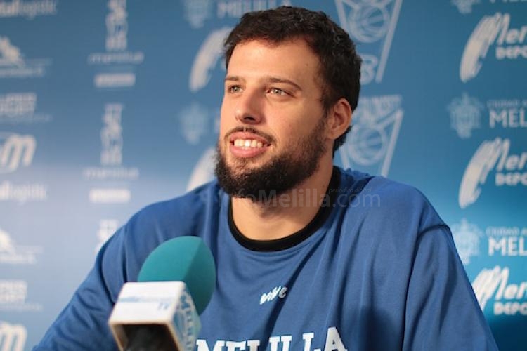 Edu Gatell (jugador de CB Melilla): “No hay que menospreciar a Araberri por ser un recién ascendido"
