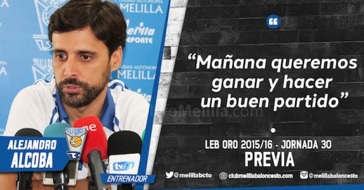Alejandro Alcoba: “Mañana queremos ganar y hacer un buen partido"