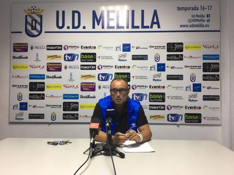 Uribe (técnico UD Melilla): “Va a ser un partidazo entre dos equipos intensos, como a mí me gustan”