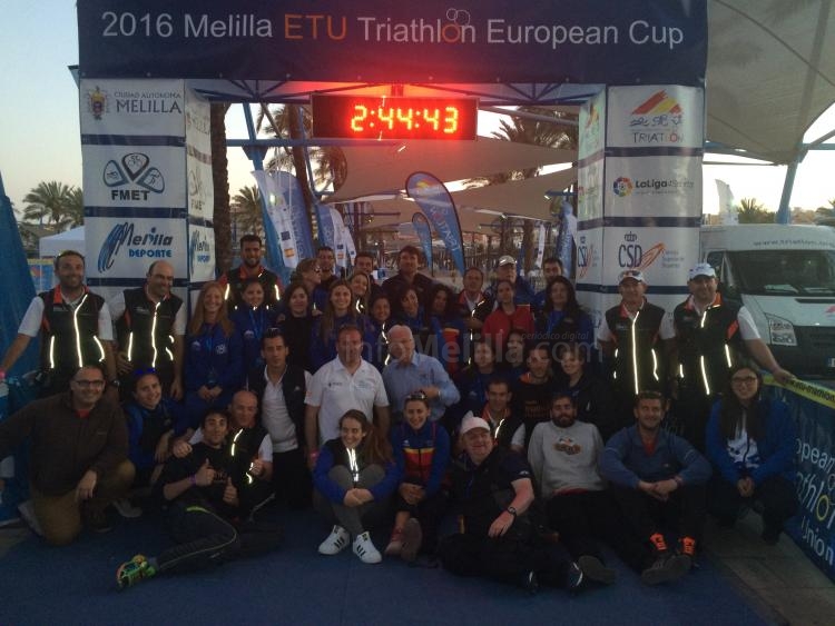 La Melillense de Triatlon agradece el apoyo prestado en el reciente Europeo