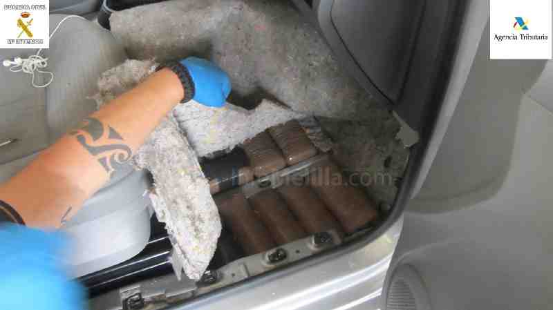 Intervienen más de 38 kilos de polen de hachís en una nueva actuación de la Guardia Civil contra el tráfico de drogas