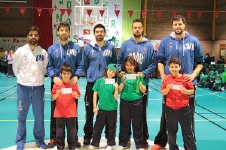 El Melilla Baloncesto inaugura las Jornadas Deportivas del Colegio Ntra. Sra. del Buen Consejo