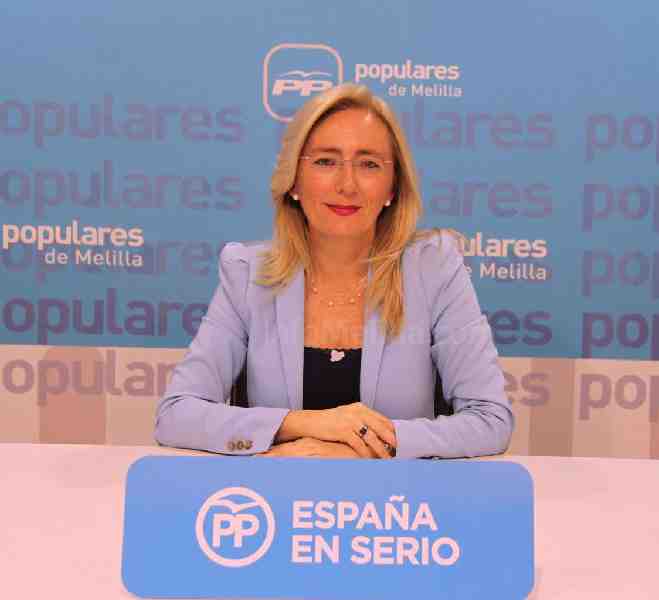 María del Carmen Dueñas, candidata del PP por Melilla al Congreso, primera mujer más votada de España