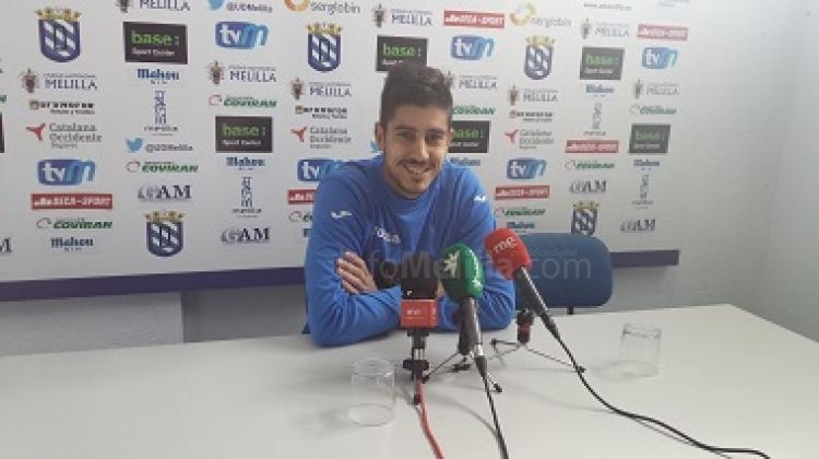 El meta Dani Barrio evitó la derrota del Melilla en tiempo de prolongación