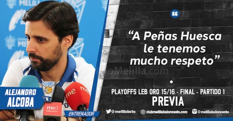 Alejandro Alcoba: “A Peñas Huesca le tenemos mucho respeto"