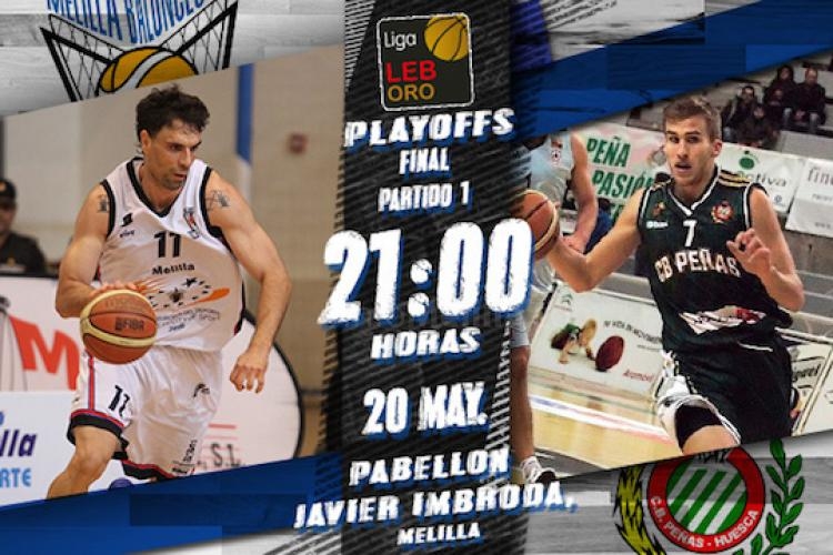La final alza el telon para que salten a escena Melilla Baloncesto y Peñas Huesca