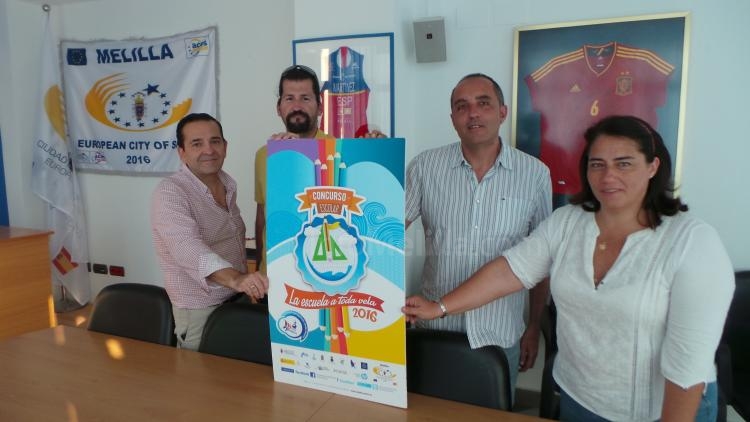Momento del sorteo del concurso escolar