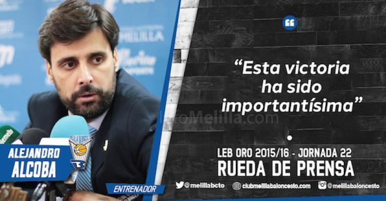 Alejandro Alcoba: “Esta victoria ha sido importantísima"