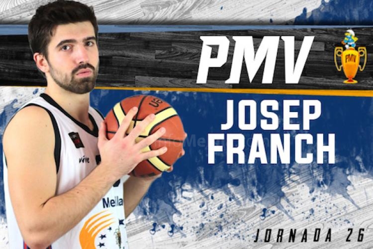 Melilla Baloncesto: Tercer ‘PMV’ de la temporada para Franch