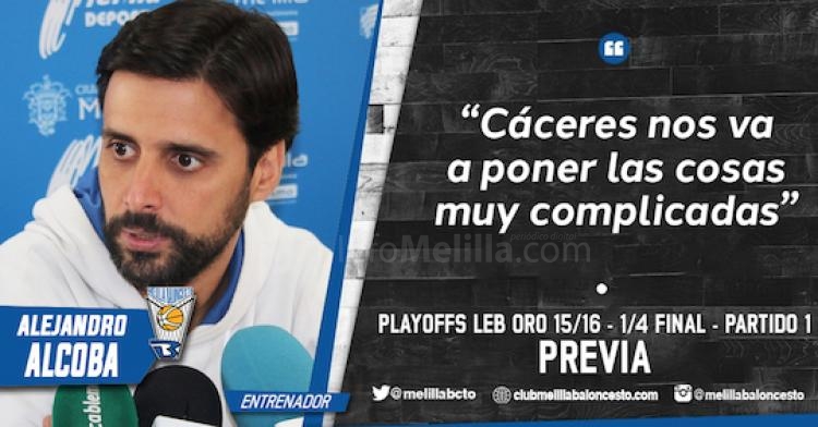 Alejandro Alcoba: “Cáceres nos va a poner las cosas muy complicadas"