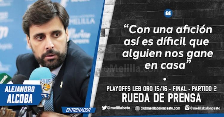 Alejandro Alcoba: “Con una afición así es difícil que alguien nos gane en casa