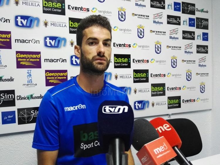 Sergio Sánchez (UD Melilla): “El partido ante el Granada será el más difícil hasta ahora”