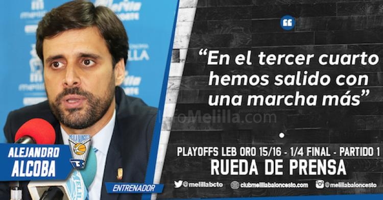 Alejandro Alcoba: “En el tercer cuarto hemos salido con una marcha más"