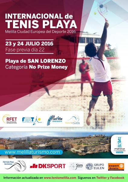 Tenis playa: Comienza el Torneo Internacional Melilla Ciudad Europea del Deporte