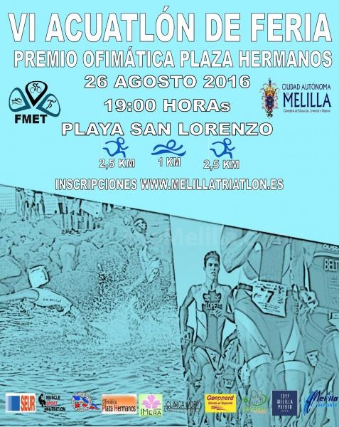 Últimos días para la inscripción del IV Acuatlon de Feria 2016