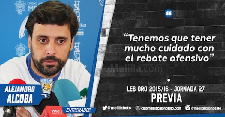 Alejandro Alcoba: “Tenemos que tener mucho cuidado con el rebote ofensivo del Barcelona"
