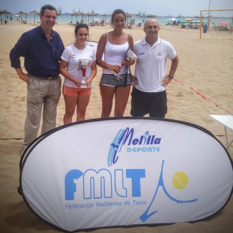 Tenis Playa: Las parejas melillenses se proclaman campeones del I Torneo Internacional Melilla Ciudad Europea del Deporte