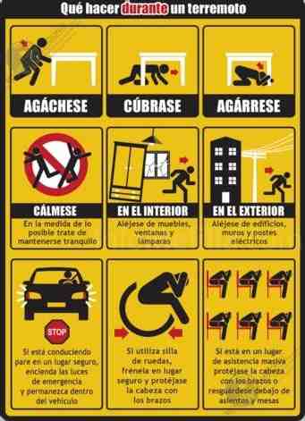 Los servicios de emergencias recuerdan a los ciudadanos cómo actuar en caso de terremoto