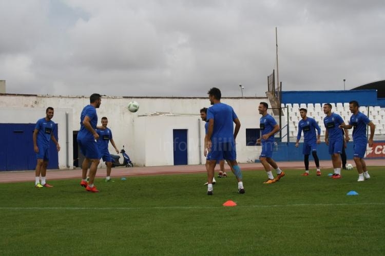 Unión Deportiva Melilla: Trabajo regenerativo y compensatorio para comenzar la semana