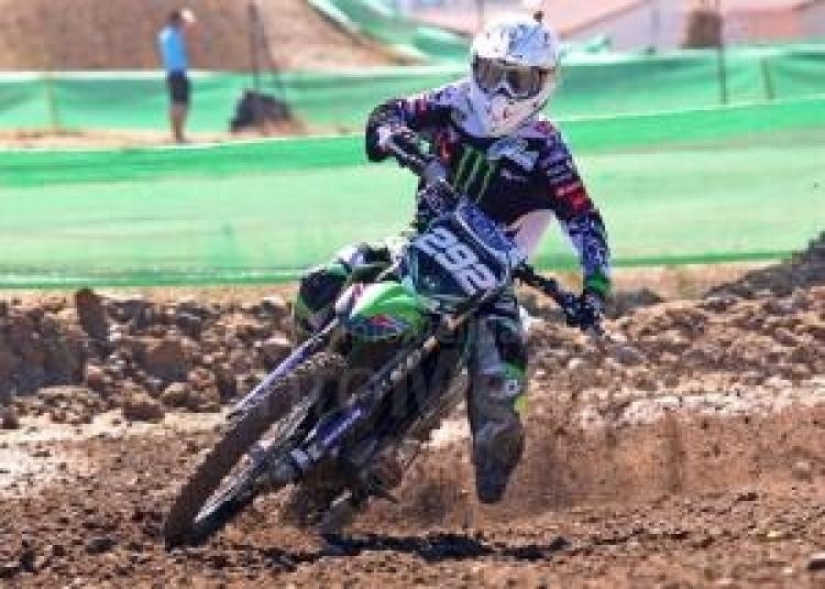 Borja en una de sus carreras oficiales