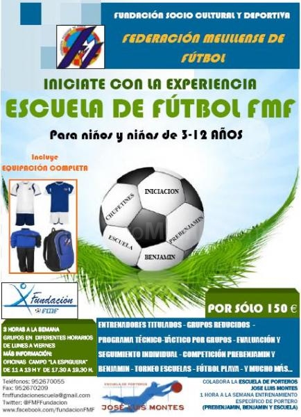 La Escuela de Fútbol de la Fundación de la FMF arranca la temporada 2016-2017