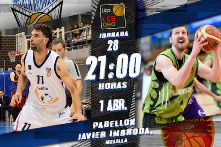 Melilla Baloncesto busca apurar sus opciones ante Planasa Navarra