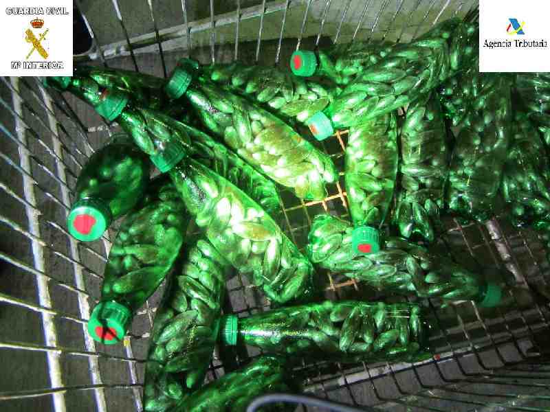 Intervenidos en Melilla más de 12 kilos de hachís ocultos en refrescos