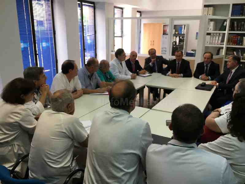 Reunión mantenida en el Hospital Comarcal