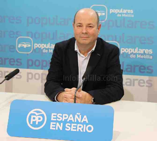 Daniel Conesa, portavoz del Gobierno de Melilla y miembro de la dirección regional del Partido Popul