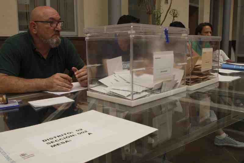 Melilla la provincia con menor participación a las 18:00 horas, un 34,32%