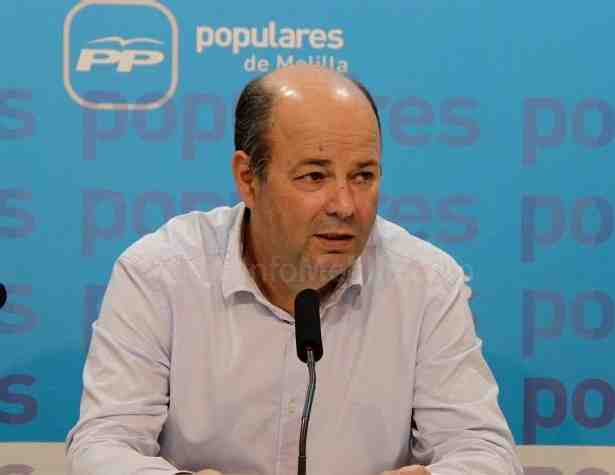 Daniel Conesa, portavoz del Grupo Popular en la Asamblea de Melilla