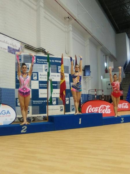 Patricia Imbroda, festejando su medalla de bronce