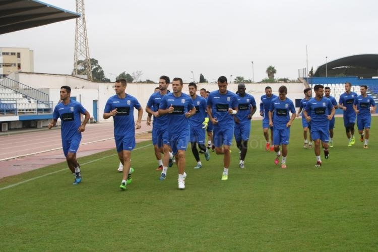 La U.D. Melilla, enfrascada en la preparación del partido frente al Cartagena