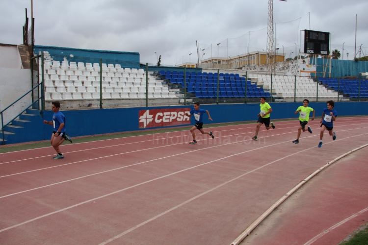 Atletismo: Comenzaron los juegos escolares en las pistas deportivas del estadio Alvarez Claro