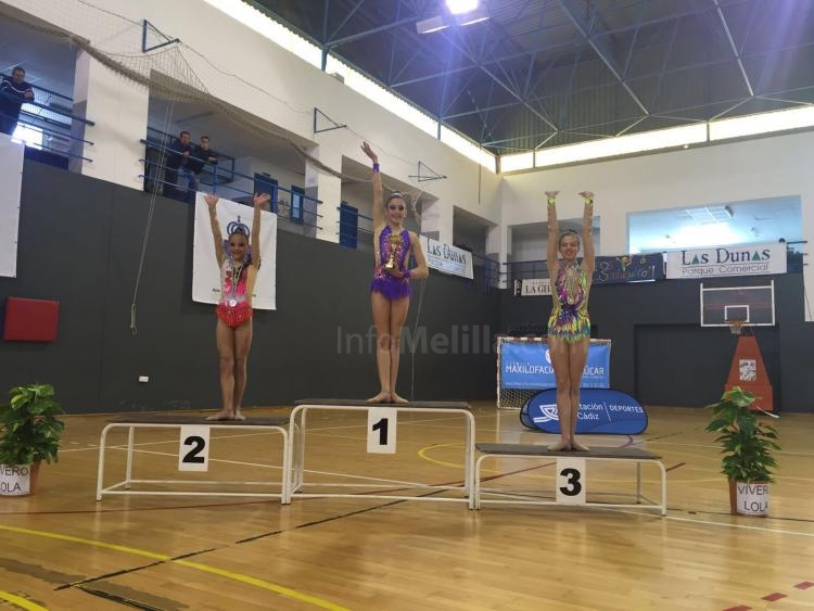 Mireia, en el podiun como primera clasificada