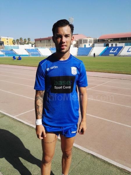 Santi Luque (UD Melilla): “Estos tres puntos nos han venido de escándalo”