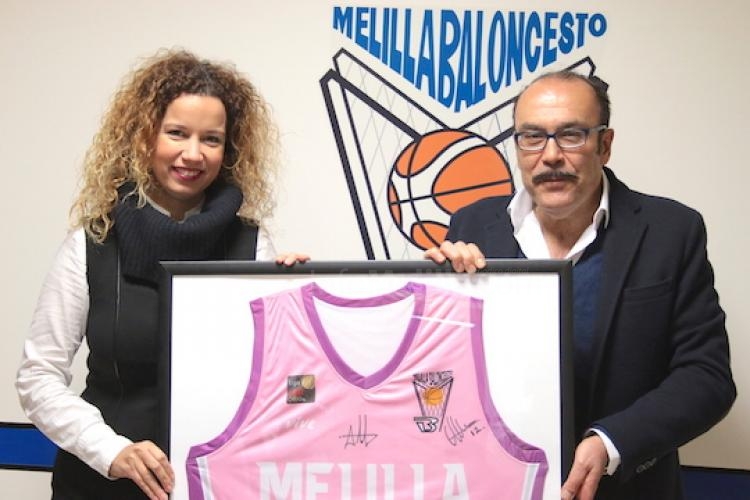 El Melilla Baloncesto agradece a Isabel Moreno su colaboración con el Club