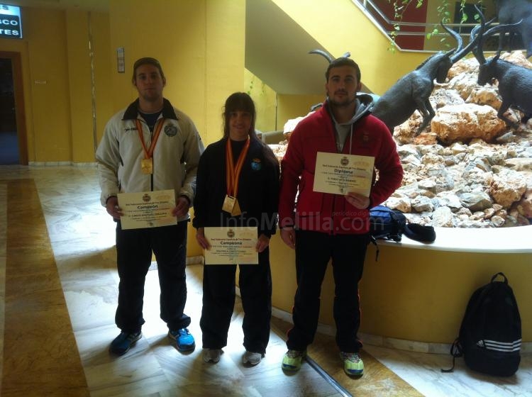 Tiro (Copa Federación: Carlos Madolell, Paula Zarzo y Pablo Mizzi fueron los representantes melillenses