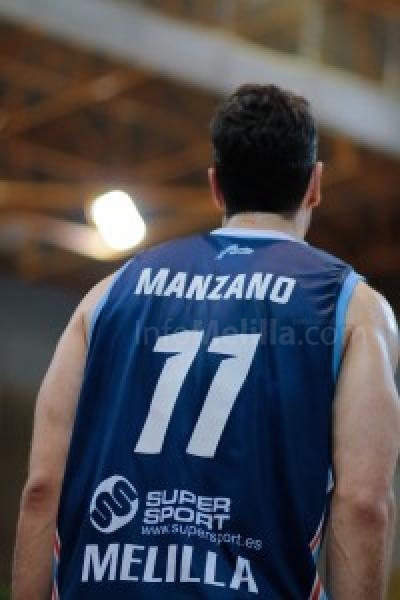Manzano iguala con Juanma Ruiz a 114 partidos con el Melilla Baloncesto