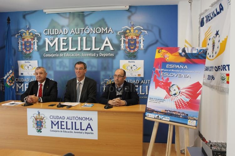 La Selección Española de Fútbol Sala se jugará el pase al Mundial de Colombia ante Eslovenia el 12 de abril en Melilla