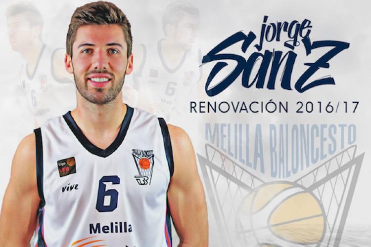 Jorge Sanz seguirá una temporada más en el Melilla Baloncesto