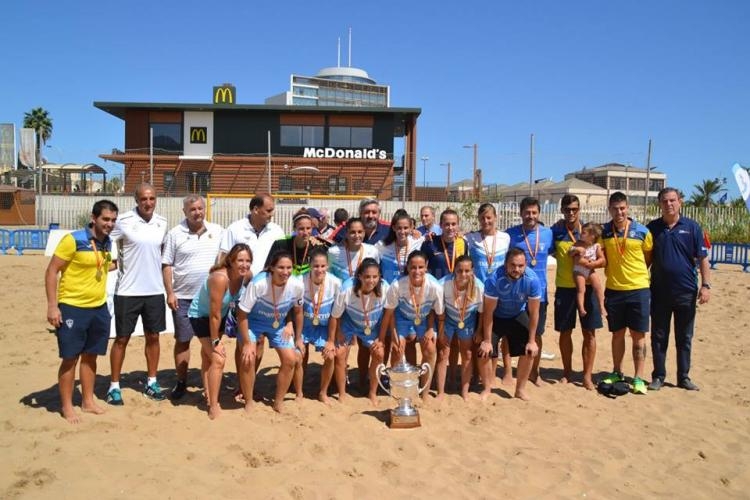 El CD Bala Azul se proclama campeón del I Campeonato de España de Clubes de Fútbol Playa Femenino
