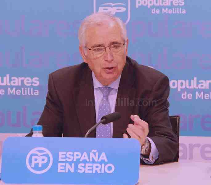 Juan José Imbroda, presidente del PP de Melilla