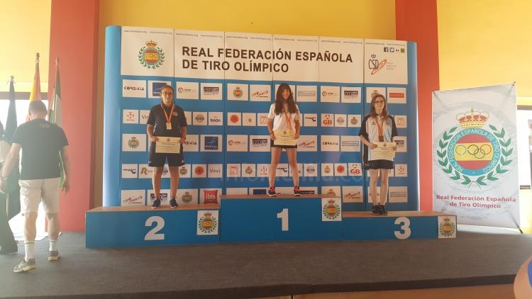 Tiro: (Campeonato de España armas Olímpica): Dos oros para Paula Zarco y plata por equipos