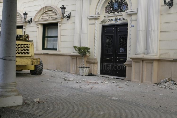 El terremoto de esta madrugada no ha ocasionado daños reseñables en la ciudad a pesar de la fuerte sacudida