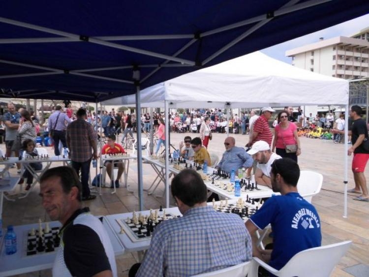 Un aspecto de la zona donde se desarrolló la exhibición
