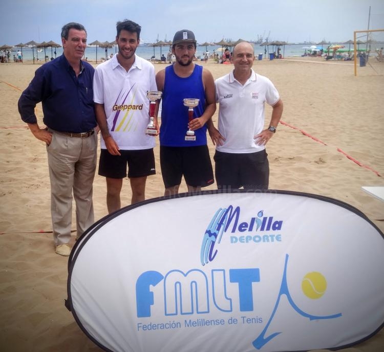 Tenis Playa: Las parejas melillenses se proclaman campeones del I Torneo Internacional Melilla Ciudad Europea del Deporte